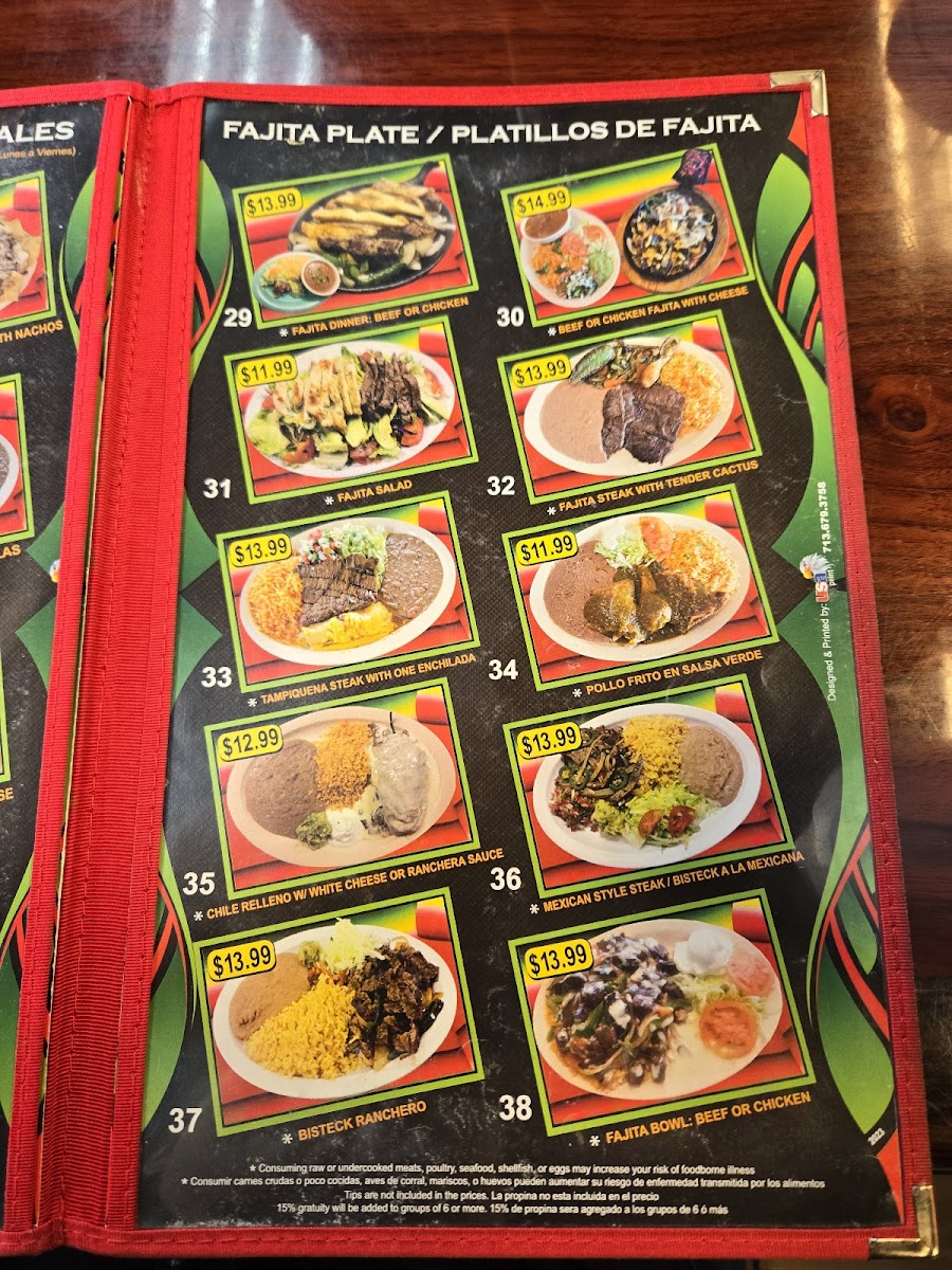 El Lindo Mexico Menu - Image 5