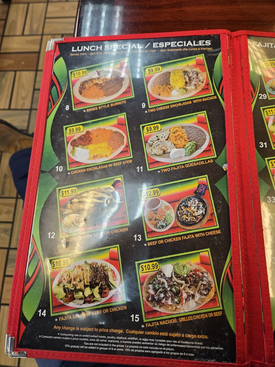 El Lindo Mexico Menu - Image 6